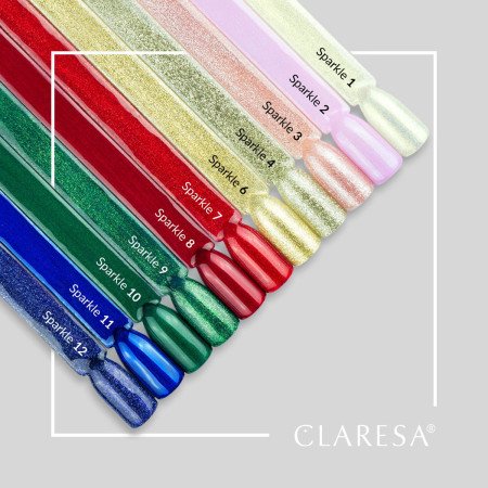 Gél lak CLARESA Sparkle 3 5ml - Akce - jen za 98 Kč | NehtovyRaj.cz - Vše pro vaši krásu