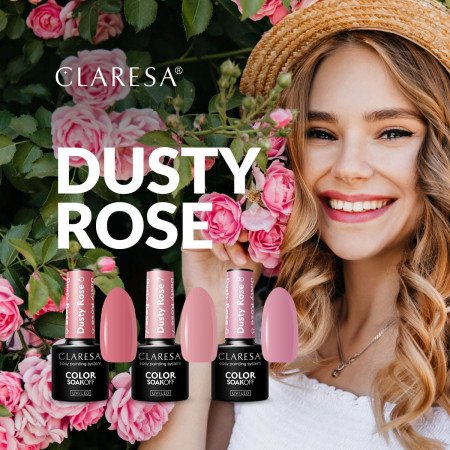 Gél lak CLARESA Dusty Rose 7 - Akce - jen za 98 Kč | NehtovyRaj.cz - Vše pro vaši krásu