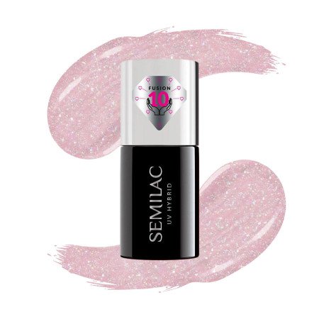 Semilac Extend Care 5v1 805 Glitter Dirty Nude Rose 7 ml - Akce - jen za 384 Kč | NehtovyRaj.cz - Vše pro vaši krásu