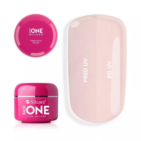 Silcare UV gél Base One French Pink 250 g - Akce - jen za 746 Kč | NehtovyRaj.cz - Vše pro vaši krásu