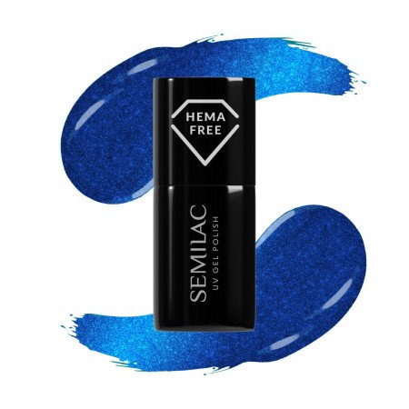 Semilac - magnetický gel lak 466 Blue Silk Pyjamas 7ml