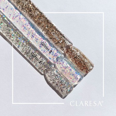Gél lak CLARESA Glitter 1 5ml - Akce - jen za 98 Kč | NehtovyRaj.cz - Vše pro vaši krásu