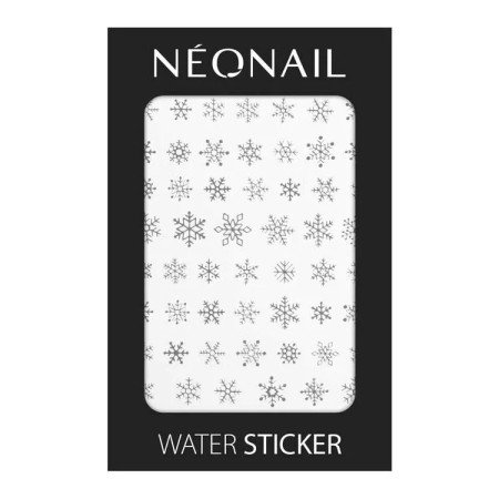 Levně NeoNail® vánoční vodolepka na nehty vločky- NN38