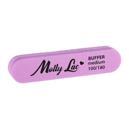 Molly Lac ružový mini buffer rovný 100/180 - jen za 13 Kč | NehtovyRaj.cz - Vše pro vaši krásu