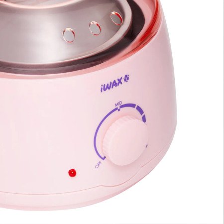 Ohrievač depilačných voskov iWAX 100W ružový - Akce - jen za 385 Kč | NehtovyRaj.cz - Vše pro vaši krásu