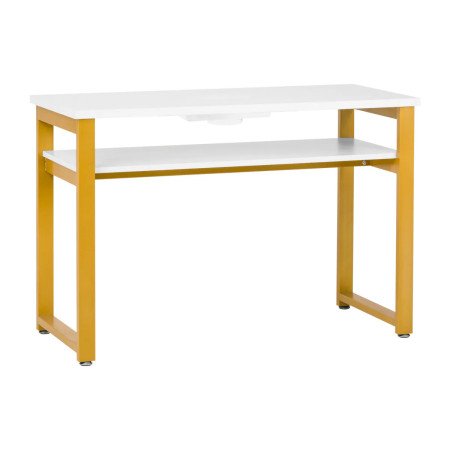 Levně Manikúrní stolek bílé zlato s přísavkou MOMO S41