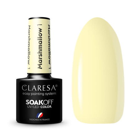 Gel lak CLARESA Marshmallow 1 5ml