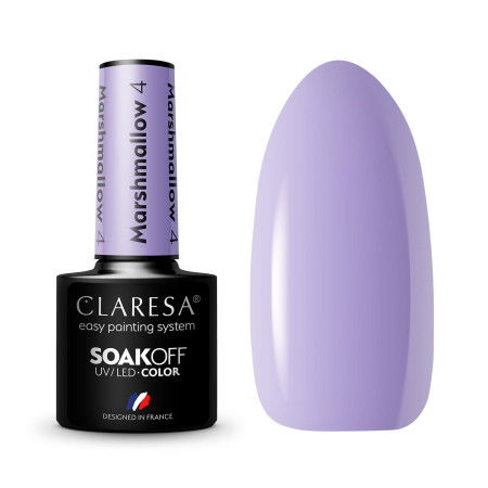 Gel lak CLARESA Marshmallow 4 5ml