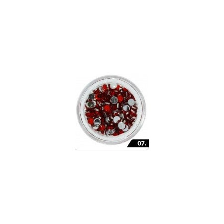 Levně Zirkonové kamínky 3mm - 07 červená